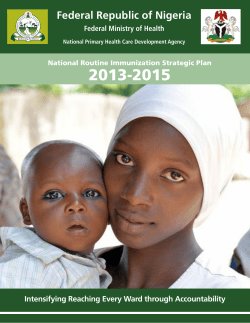 Nigeria NRISP Technical Policy