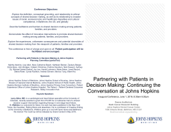 Preliminary Schedule and Information