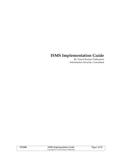 ISMS Implementation Guide