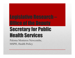 General Assembly Session Legislative Research and Analysis