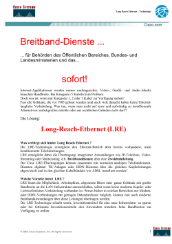Long-Reach-Ethernet f�r Beh�rden (PDF, 380KB)