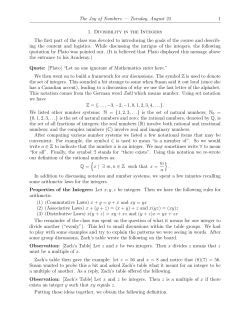 Daily Class Notes & Homework