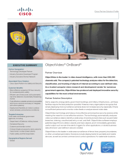 Download PDF: Object Video OnBoard Video Analytics