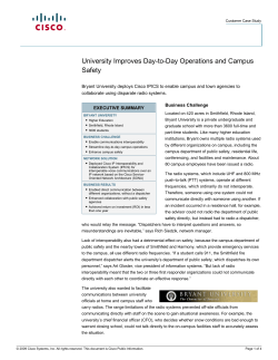 Download PDF: Bryant University Improves Operations and Security