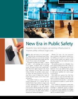 Download PDF: New Era in Public Safety