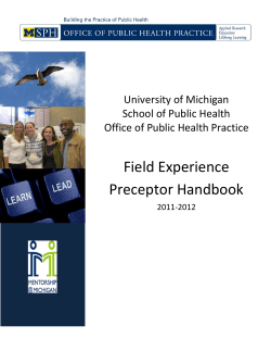 http://practice.sph.umich.edu/practice/files/pdf/PreceptorHandbook2011-2012Electronic.pdf