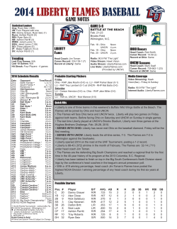 Complete Baseball Game Notes
