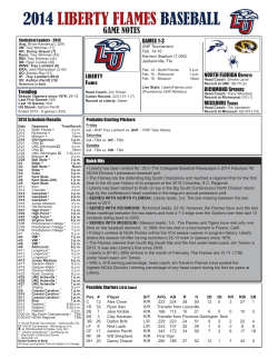 Complete Baseball Game Notes