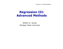Friday, July 1: Data Transformations