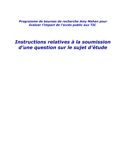 3. Question sur le sujet d' tude