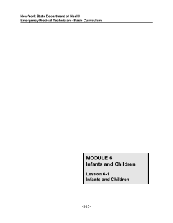 Module 6 - Infants Children
