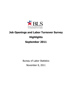 JOLTS Graphs and Highlights