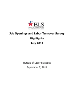 JOLTS Graphs and Highlights