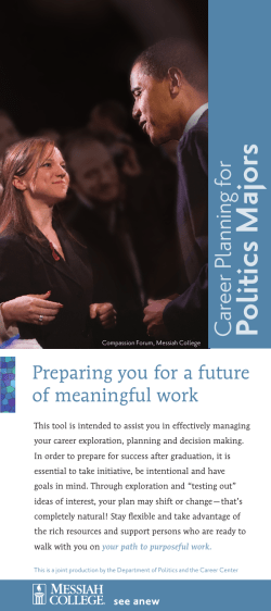 Politics brochure