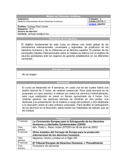 Derecho Internacional de los Derechos Humanos