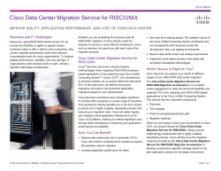 RISC/UNIX Migration Services auf einen Blick