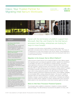 Migration von Intel Itanium-Workloads