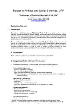 T cniques d'an lisi estad stica I