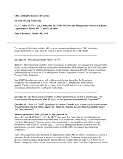 MLTC Policy 13.17A Q A Related to 13.17 REVISION