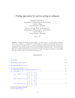 Constrained Matrices