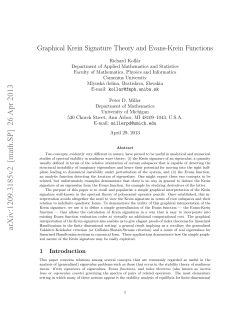 Graphical Krein Signature