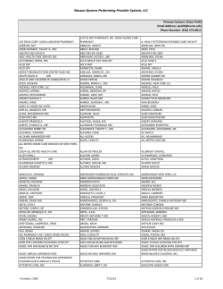 Nassau Queens Performing Provider System, LLC
