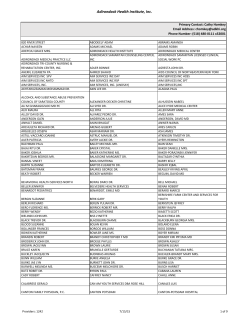 Adirondack Health Institute, Inc.