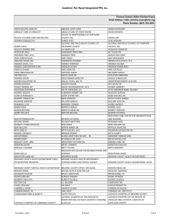 Southern Tier Rural Integrated