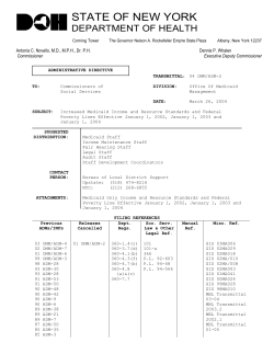 04ADM-02 - Increased Medicaid Income and Resource Standards and Federal Poverty Lines Effective January 1, 2002, Januaray 1, 2003 and January 1, 2004