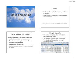 Cloud Computing