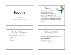 Booting