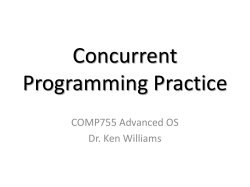 More Concurrent Programming