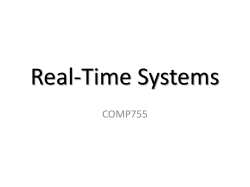 Brief overview of Real-Time OS