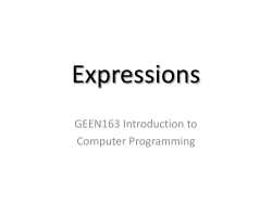 Expressions