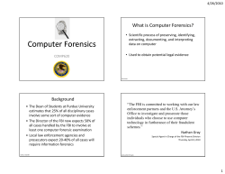 Computer Forensics