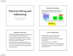 Lecture Slides on LAN wiring