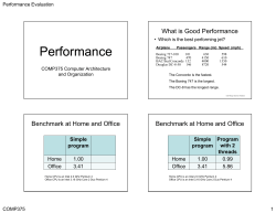 Benchmarking