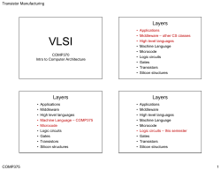 Transistors and VLSI