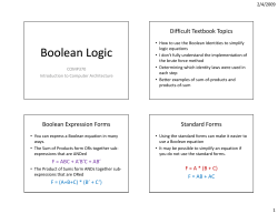 Boolean logic