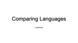 Comparing Java C++