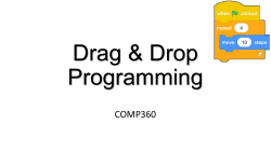 Drag Drop programming