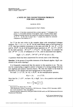 Published article in Proceedings of the American Mathematical Society