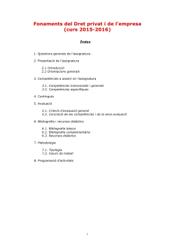 Fundamentals of Private and Commercial Law