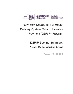 Mount Sinai Hospitals Group (includes seven hospitals)