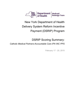 Catholic Medical Partners-Accountable Care IPA INC