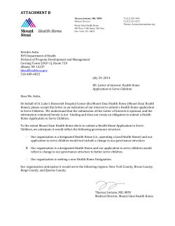 Mount Sinai Health Home