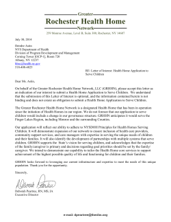 Greater Rochester Health Home Network