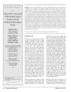 Natural Areas Journal 33: 374-383