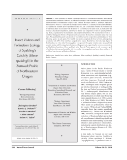 Natural Areas Journal 34: 200-211