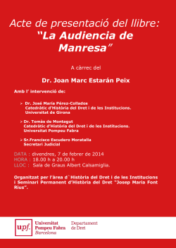 Cartell del seminari